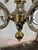 Chrome Vintage Jansen Style Chrome and Brass Chandelier For Sale - Image 8 of 12