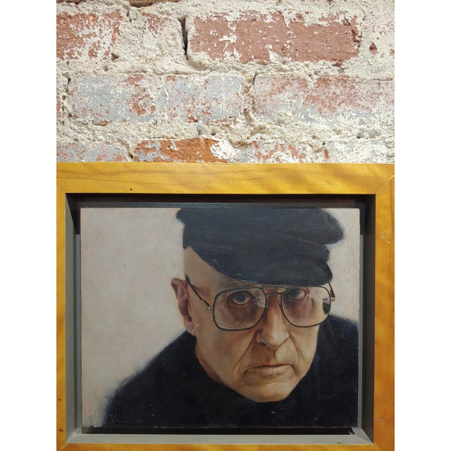 Contemporary Paul Fenniak -Portrait of Rod Steiger -Oil Painting For Sale - Image 3 of 9
