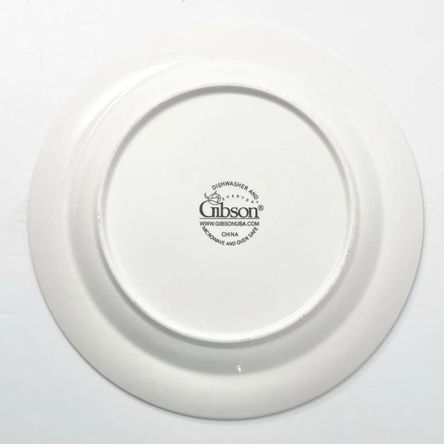 Gibson “Noel Morning” Ceramic Dinnerware Set, Service 4 - 16-Piece For Sale In Dallas - Image 6 of 6