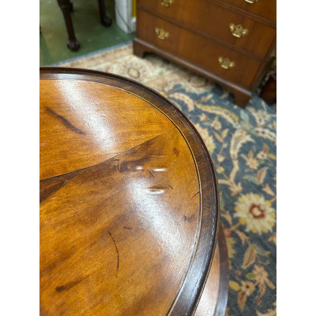 Brown Antique Two Tier Edwardian Style Butler's Table For Sale - Image 8 of 12