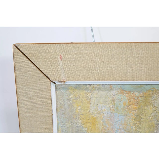 Mid 20th Century Mid 20th Century Original Oil Painting on Board Signed on the Bottom, Framed For Sale - Image 5 of 8