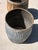 A pair of antique galvanized dolly tub planters with a chevron design from the early 20th century. They are perfect for...
