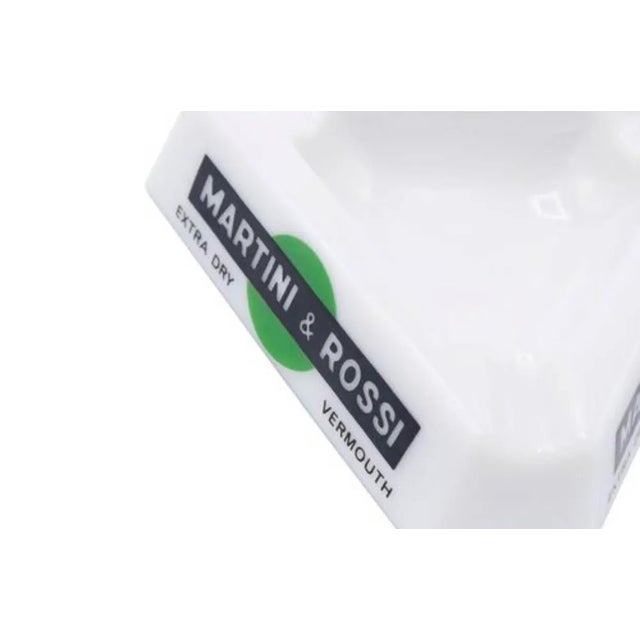 Mid-Century Modern Martini & Rossi French Ashtrays - a Pair For Sale - Image 3 of 6