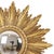 1960s Vintage Sunburst Mirror in Gold Leaf Resin, 1960s For Sale - Image 5 of 18