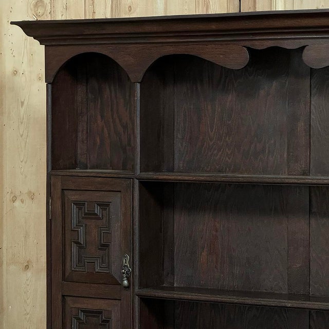 Vintage Welsh Oak Sideboard, Hand-Crafted, British Colonial, Mid-1900s For Sale - Image 14 of 18