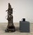 Metal Bronze "The Mountain Man" Statue After Remington, Signed - 36" H For Sale - Image 7 of 12