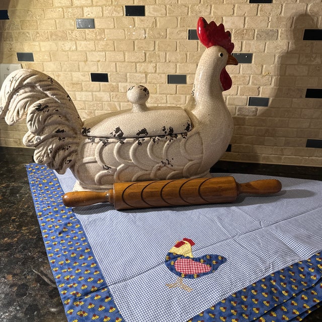 Vintage Wooden Rolling Pin With Carved Decorative Bands For Sale - Image 6 of 12