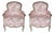Pair of French Bergère Chairs For Sale