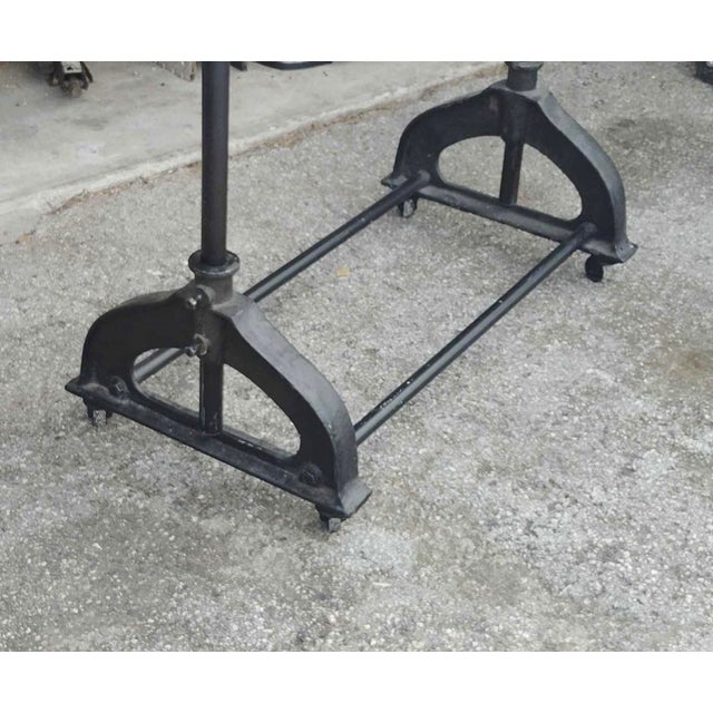 Solid cast-iron vintage rack, perfect for displaying clothing in a retail space, a bedroom or walk-in closet. These are...