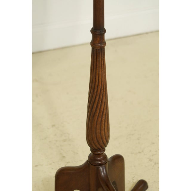 Traditional Vintage Needlepoint Mahogany Adjustable Firescreen For Sale - Image 3 of 7