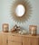 Wood Pair of Vintage Mid-Century Boho Woven Rattan & Glass Hurricane Candle Holders For Sale - Image 7 of 12