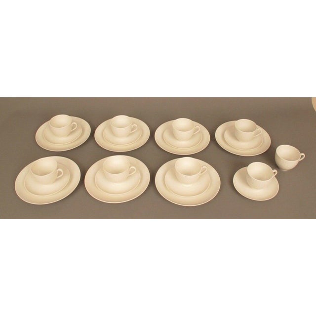 1960s 1960s Mid-Century Modern Wheat Grain 24 Piece Coffee Set Royal Copenhagen Denmark Thorkild Olsen For Sale - Image 5 of 13
