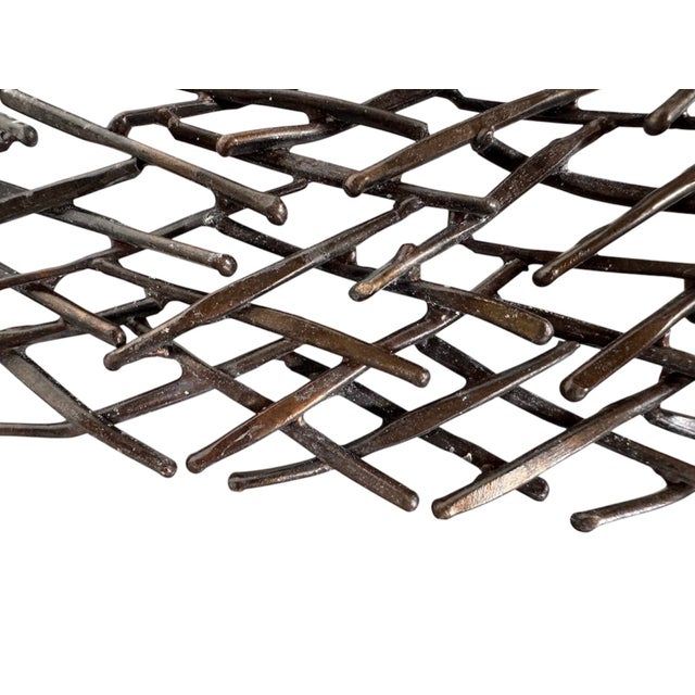 Michael Aram Monumental Vortex Wall Sculpture Welded Steel and Patinated Copper For Sale - Image 13 of 13