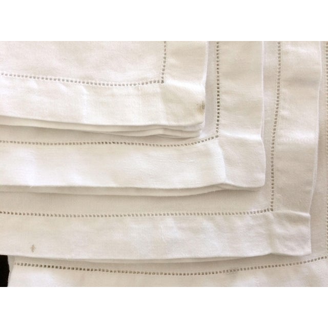 White Damask Cotton and Linen Tablecloth & Matching Napkins Chairish