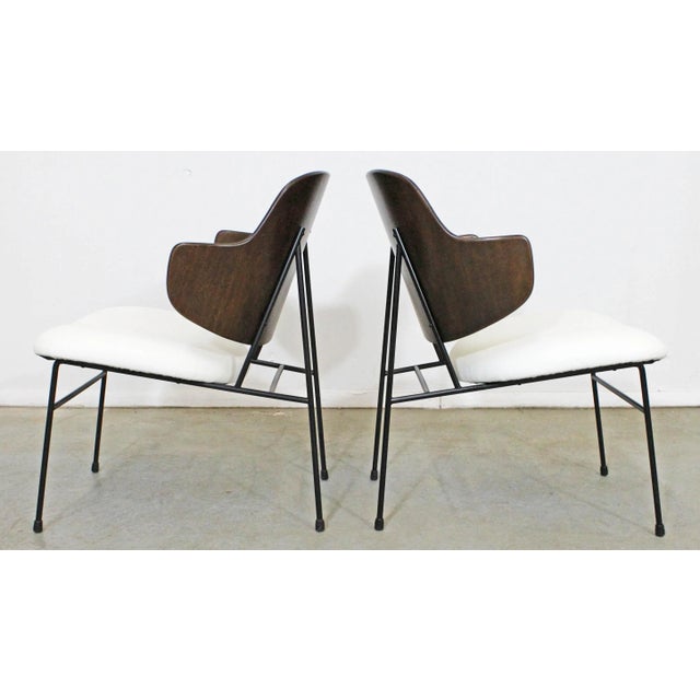 Mid-Century Modern Mid-Century Danish Modern Ib Kofod Larsen Selig Attributed Penguin Chairs - a Pair For Sale - Image 3 of 13