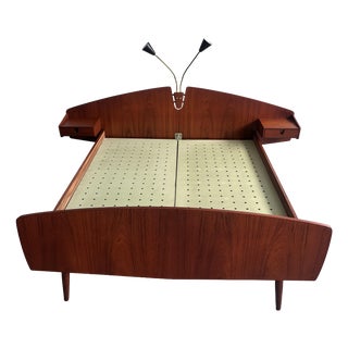 Mid-Century Bed Frame, Norway, 1950s For Sale