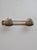 P0336 stylish and elegant art deco hooks in gold and silver colour metal, having two shield shaped coat hooks on two...