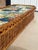 The Wicker Works Vintage Braided Rattan Backless Bench or Daybed For Sale - Image 9 of 12