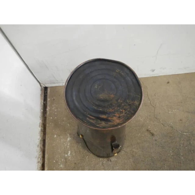 Copper Petal Umbrella Stand For Sale - Image 10 of 13