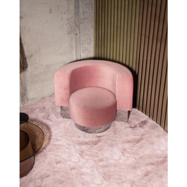 Gray Wham One Swivel Armchair from Pulpo For Sale - Image 8 of 11