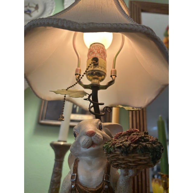 Late 20th Century Bunny Rabbit Lamp in the Style of Henri Chrisdon For Sale - Image 9 of 12