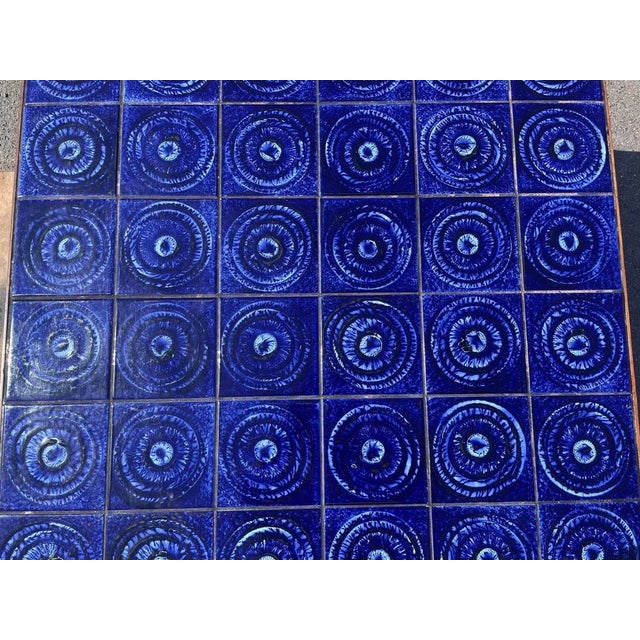 Mid-Century Modern Danish Ceramic Table, 1973 For Sale - Image 6 of 13