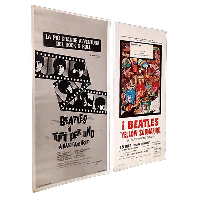 Beatles Movie Posters, 1968, Set of 2 For Sale