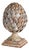 Weathered Metal Artichoke Finial For Sale