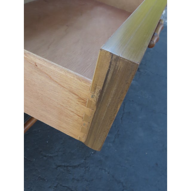 American of Martinsville American of Martinsville Hollywood Regency Bamboo Nightstands a Pair 6449 For Sale - Image 4 of 18