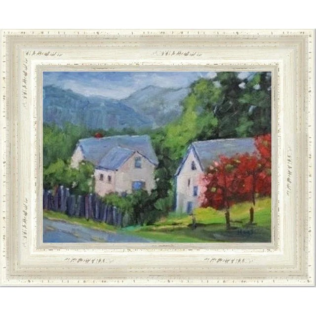 Quiet Places & Coastal Views — Fort Bragg Roses (Original Oil Landscape) For Sale - Image 11 of 12