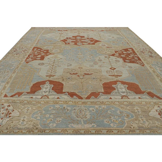 Traditional Rug & Kilim’s Burano Rug With Floral Patterns and Cartouches For Sale - Image 3 of 6