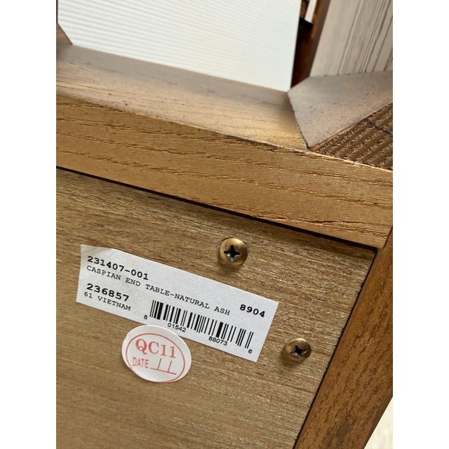 Mid-Century Modern Four Hands Caspian End Table, Natural Ash Wood For Sale - Image 3 of 12