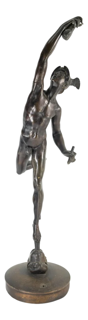 19th Century Neoclassical Grand Tour Style Bronze Sculpture After Giambologna