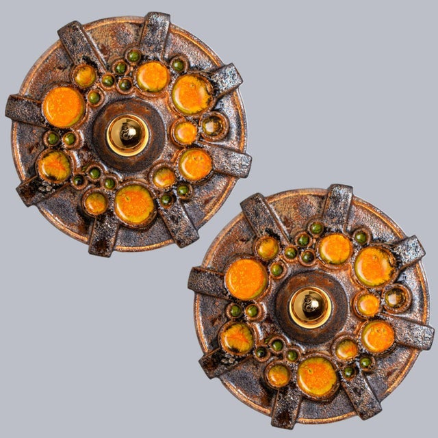 Star Wall Lights from Kaiser Leuchten, Germany, 1970s For Sale - Image 9 of 15