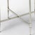 Spritely Home Accent Furniture Crosby 19 in. W Round Mirrored and Metal Side Table For Sale - Image 4 of 5