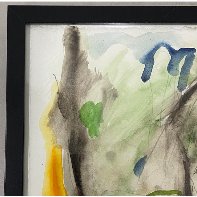 1980s Jack Roth "Firenzie" Original Abstract Watercolor C.1981 For Sale - Image 5 of 10