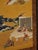 1800s Japanese Four Panel Screen Picture Genji Tokugawa W Letter of Authenticity For Sale - Image 9 of 15