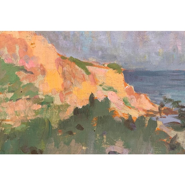 Original Seascape Oil Painting, Ukrainian Artist, 1960s 28-43 For Sale - Image 4 of 6