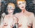 p Tools This expressive charcoal portrait by Connecticut artist Yvonne Gordon presents two nude female figures with...