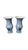 Chinese Antique Chinese Blue & White Porcelain Double Happiness Vases – Pair For Sale - Image 3 of 6