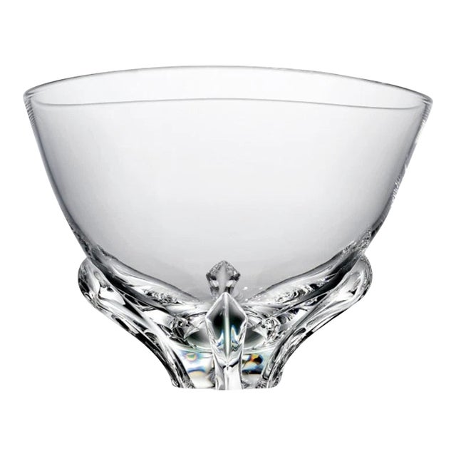Steuben Genuine Crystal Deep Flower Bowl For Sale