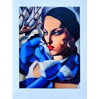 Tamara de Lempicka, The Blue Scarf, 1930 / 2023, Giclée Print For Sale