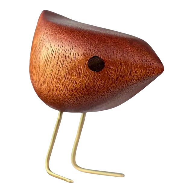 Contemporary Danish Mid Century Modern Style Mahogany Happy Bird For Sale