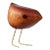 Contemporary Danish Mid Century Modern Style Mahogany Happy Bird For Sale