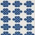 Schumacher Sample - Schumacher Penelope Knot Fabric in Blue For Sale - Image 4 of 4