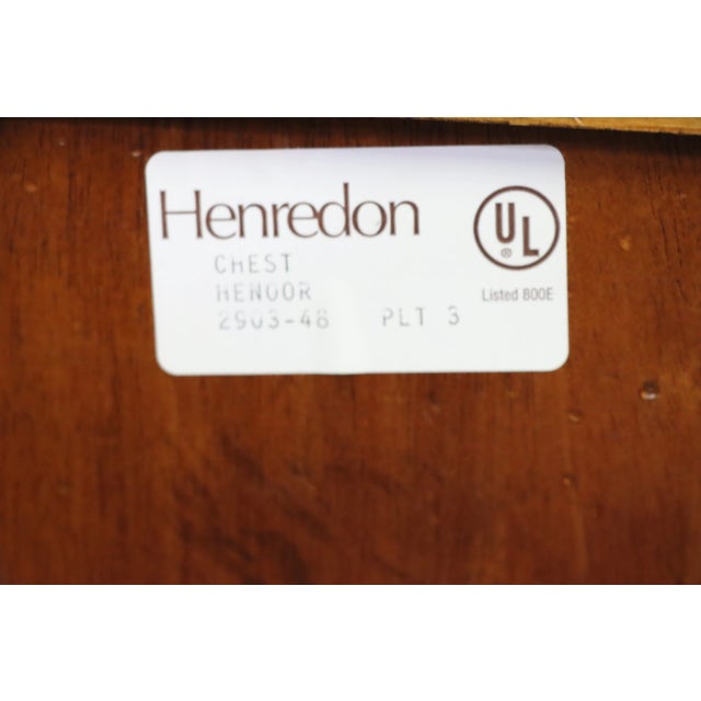 Brown Late 20th Century Henredon Cherry Cabinet For Sale - Image 8 of 13