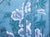 1970s Chinese Painted Silk Screen "Magnolia and Blue Jay" For Sale - Image 12 of 18