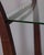 Vintage Italian Wood and Glass Food Trolley, 1940s For Sale - Image 10 of 11