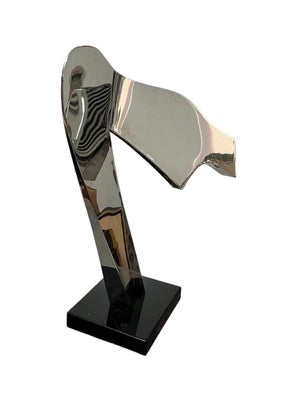 Gary Kahle, Welded Stainless Steel Reflective Abstract Modernist Sculpture Gary Kahle, 1984