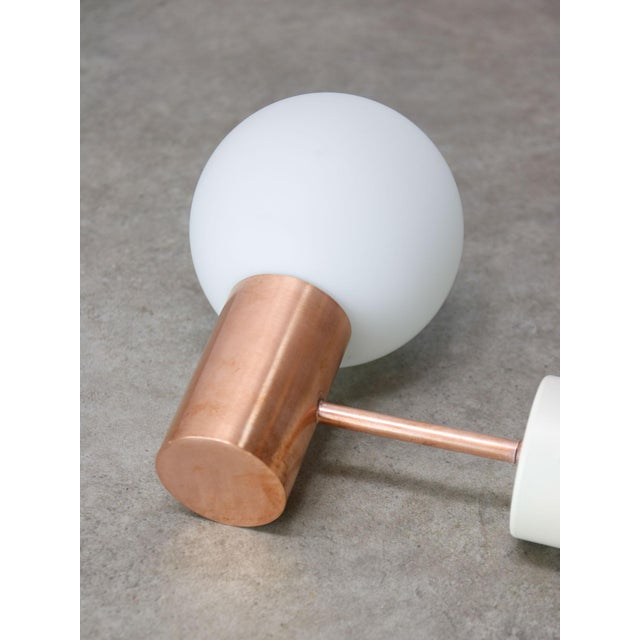 Vintage Italian Copper Wall Lamp For Sale - Image 6 of 12